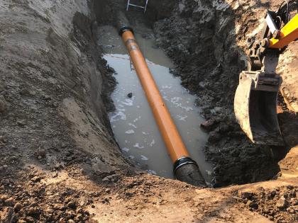 Leitungsnetz Abwasserentsorgung